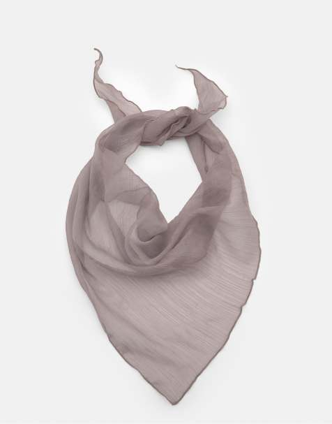 Pull&Bear - Grå bandana i chiffon - view 1