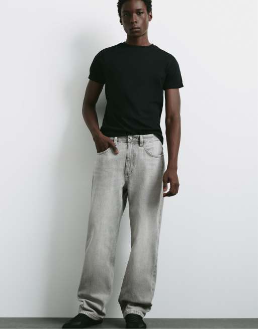 Pull&Bear - Grå posede jeans, 7 af 7