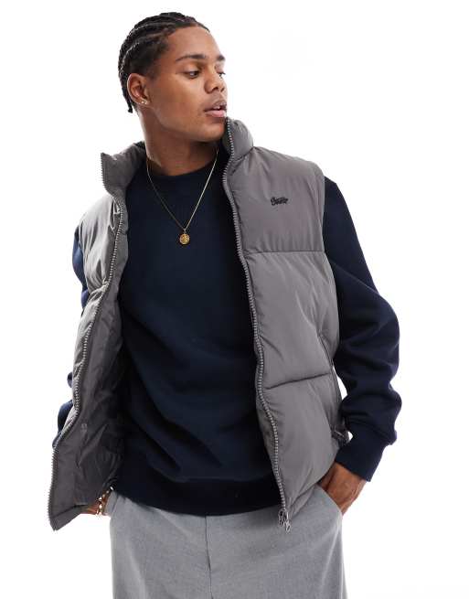 Pull&Bear – Grå pufferväst