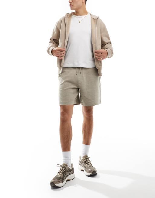 Pull&Bear – Grå, strukturerade shorts , 4 av 5