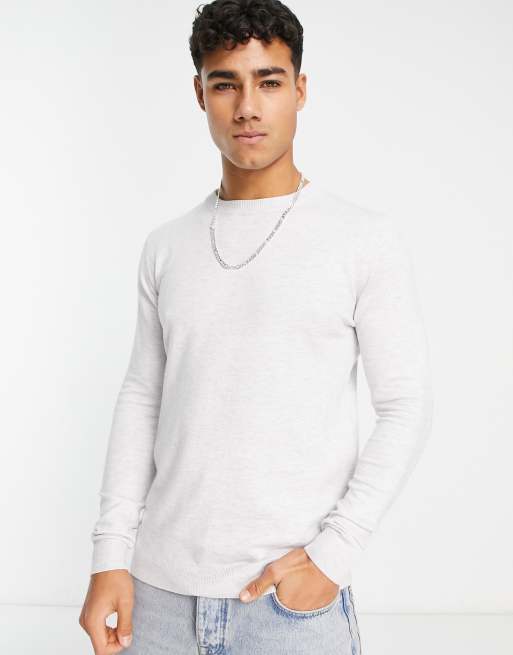 Pull&Bear - Grå trøje i afslappet pasform