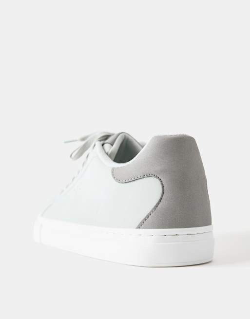 Pull&Bear – Grå, vardagliga sneakers, 4 av 4