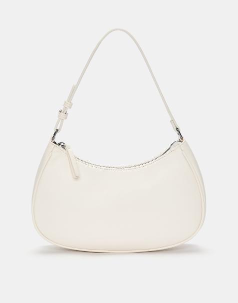 Pull&Bear – Gräddvit axelväska - view 1