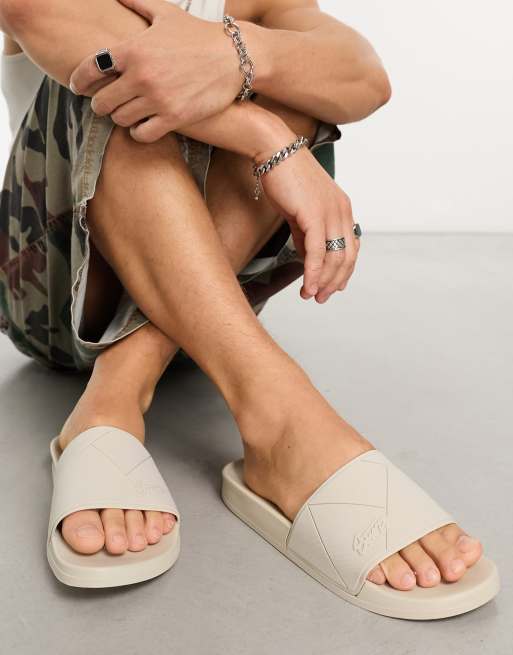 Pull&Bear – Gräddvita tofflor