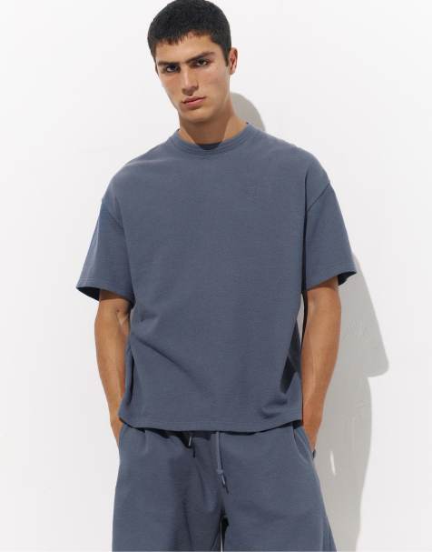Pull&Bear – Grått set i bermudastil - view 1