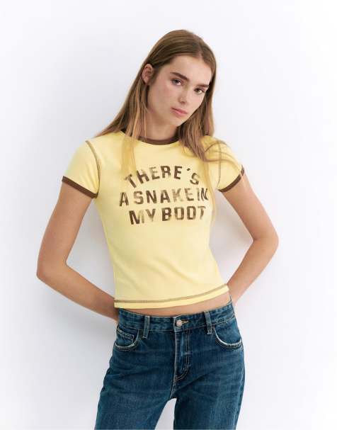Pull&Bear - Gul T-shirt med Toy Story-print - view 1