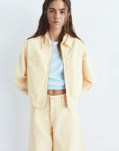 Pull&Bear - Gul utility-jakke - view 1
