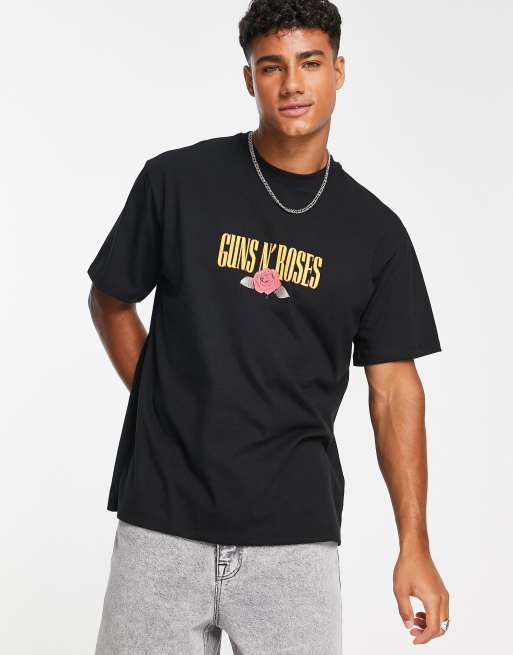 Pull Bear Guns N Roses T shirt nera ASOS