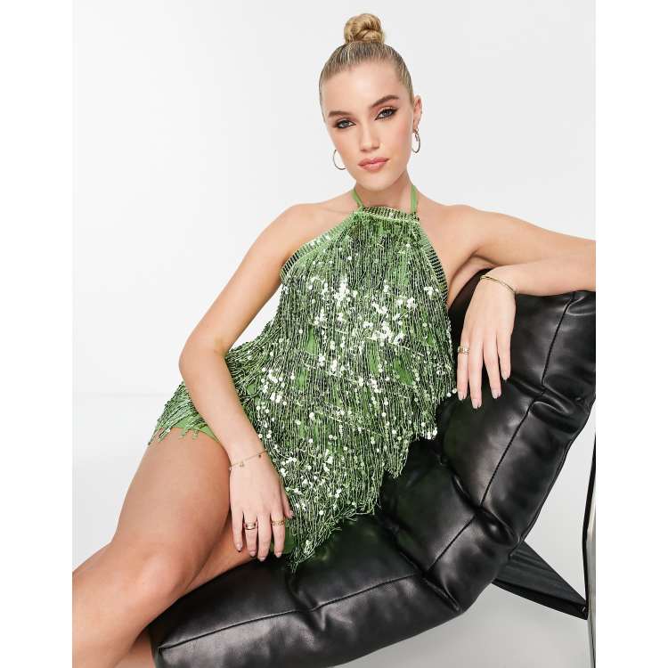 Pull and bear sequin on sale dress