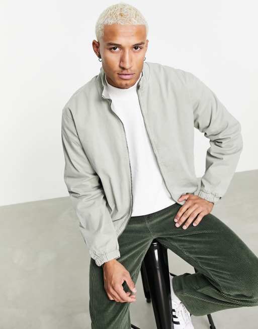 Pull&Bear harrington jacket in green | ASOS