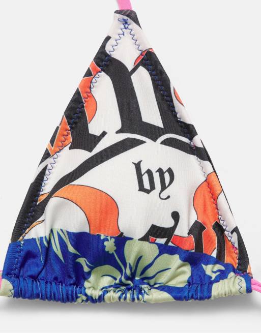 Pull&Bear - Haut de bikini triangle - Rose, 4 de 4
