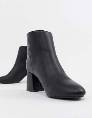 black heeled boots asos