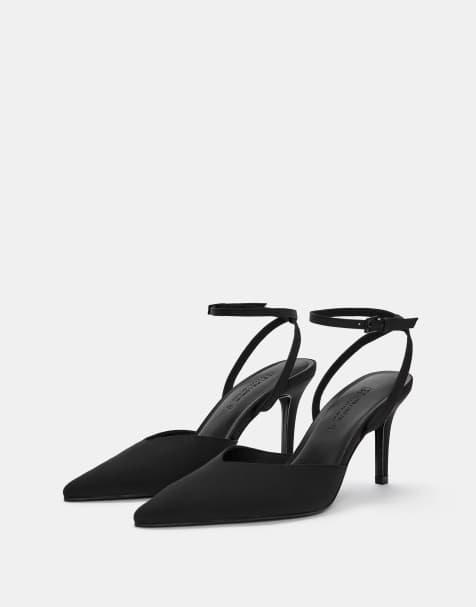 Pull&Bear heeled shoes in black - view 1