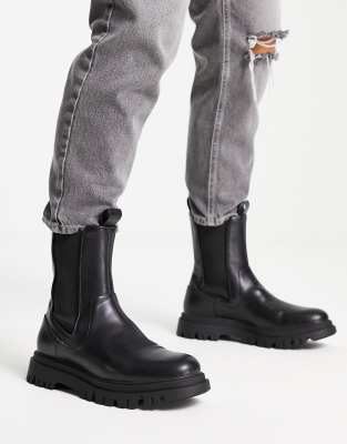 Pull&Bear high chunky tech boots 