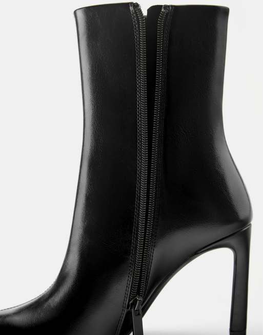 Pull&Bear High-heel ankle boots in black, 5 of 5