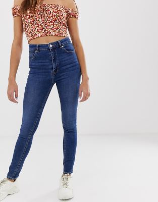 pull and bear high waisted jeans