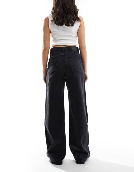 Wide fashion leg jeans pull and bear