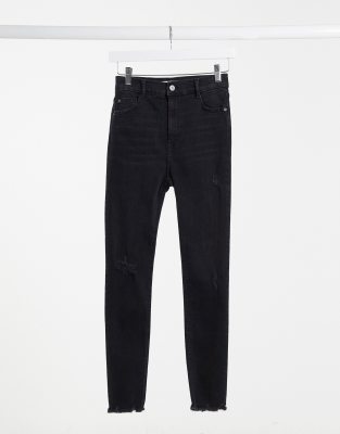 capri black jeans