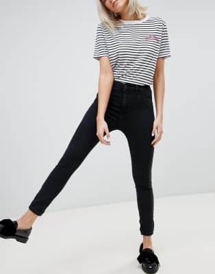 pull and bear skinny high waist