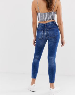 pull and bear high waist skinny jeans review