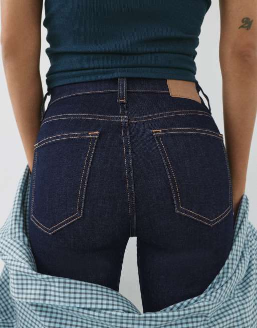 Pull&Bear High-Waist Skinny Jeans in Marineblau, 4 von 7
