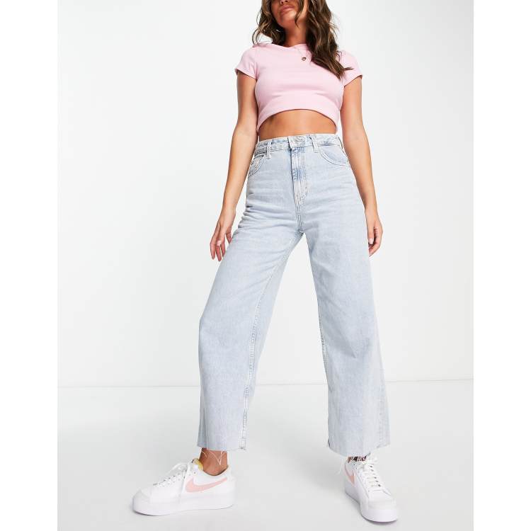 Jeans culotte high waist