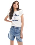 [Pull & Bear] Pull & Bear high waisted mom denim shorts in blue 14 BLUE