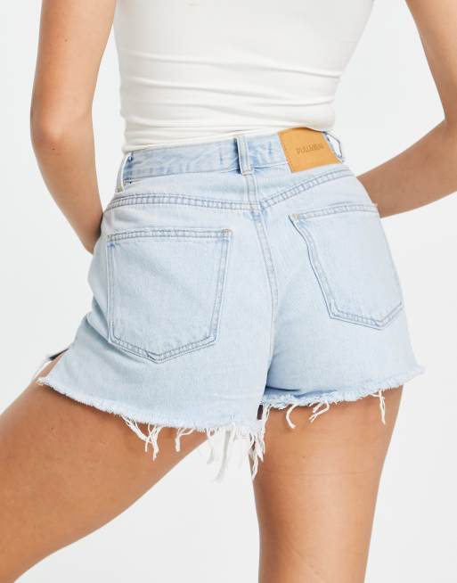 Pull and bear hot sale high waisted shorts