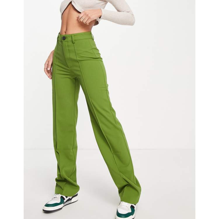 ASOS DESIGN slim ankle length pants in grey