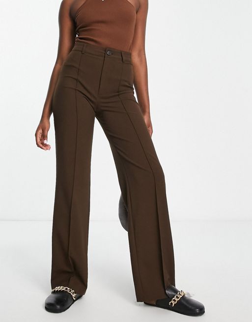 Y.A.S real leather pants in brown