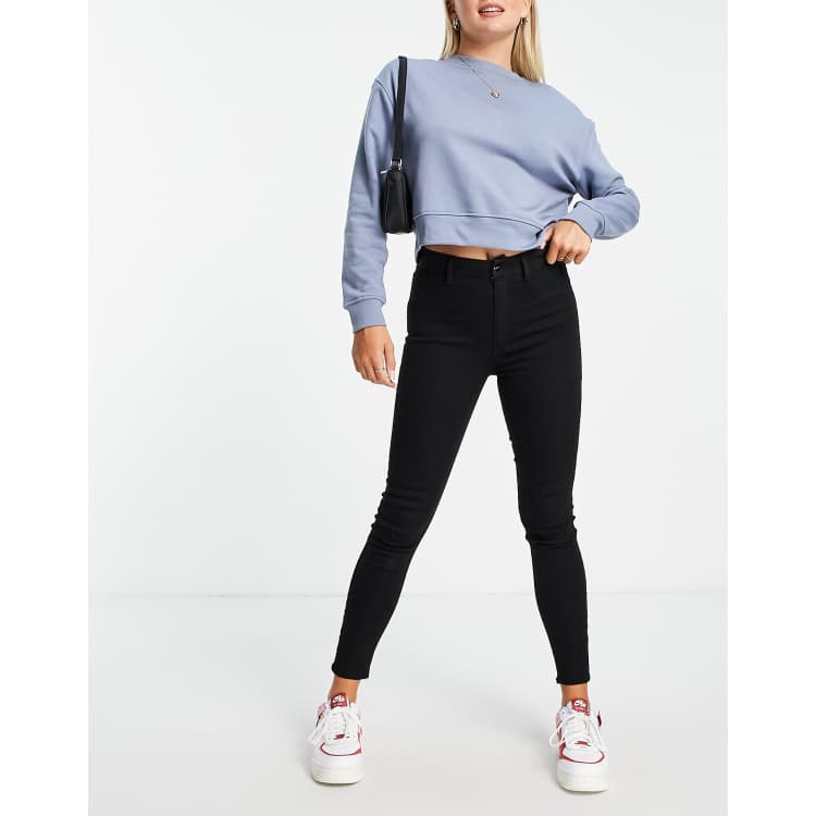 High-waist jeggings - PULL&BEAR