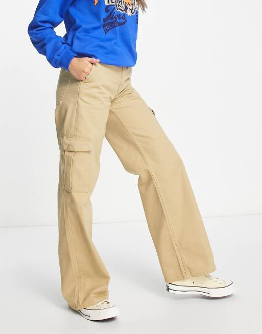 Flashback High Waisted Cargo Pant, Beige