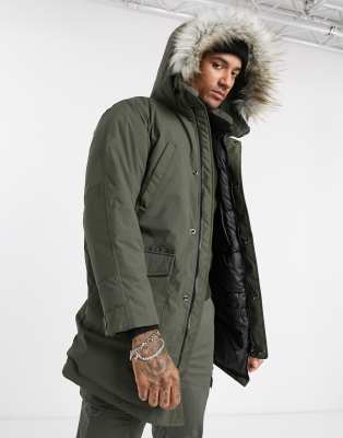 pull&bear parka jacket