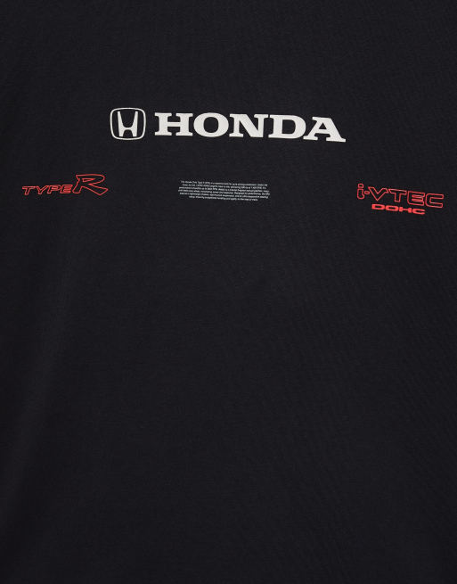 Pull&Bear Honda Civic grafisk t-shirt i grått, 6 av 7