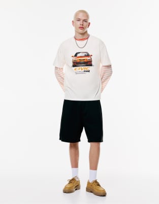 Honda civic - T-shirt - cass - Pull & bear - Modalova