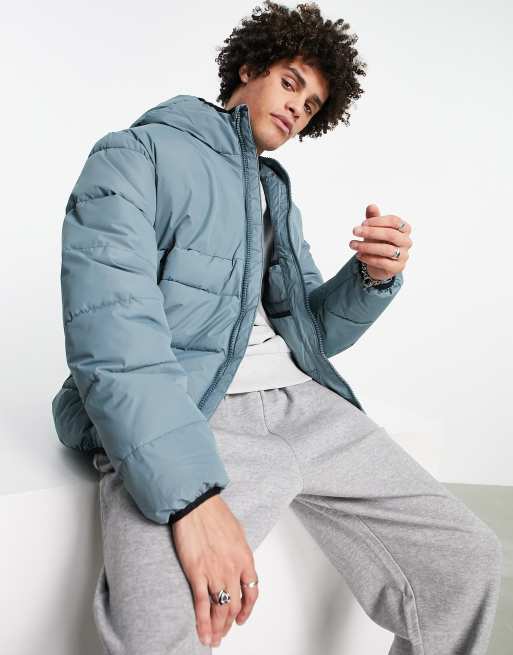 Pull and bear hooded best sale puffer jacket