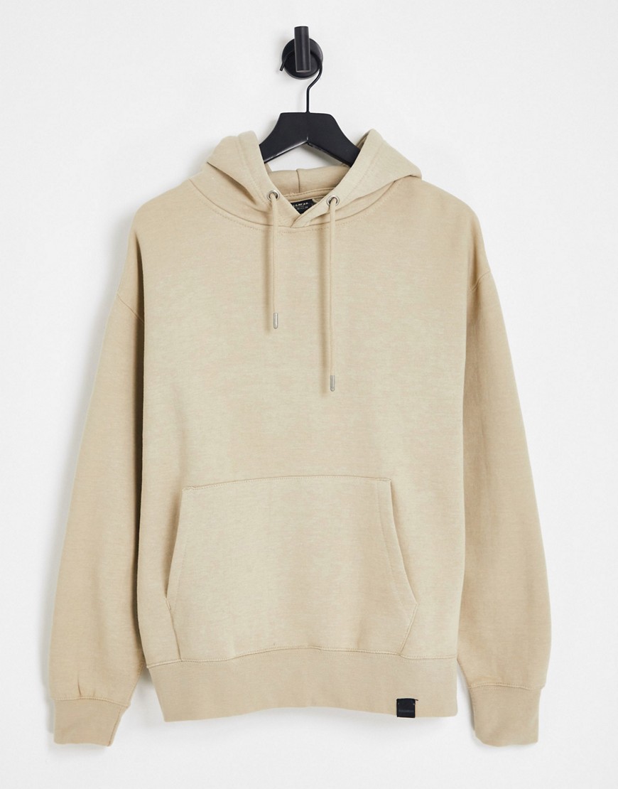 Pull & Bear hoodie in beige-Neutral