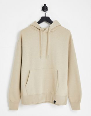 Pull&Bear hoodie in beige - ASOS Price Checker
