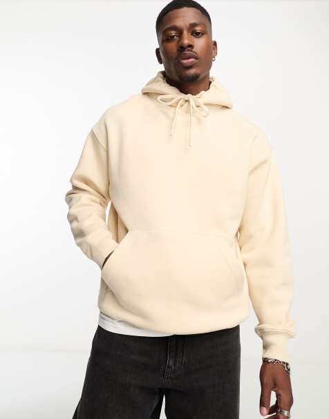 Beige hot sale hoodies men's