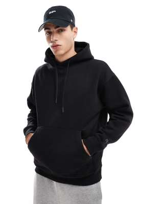 Pull&Bear hoodie in black 