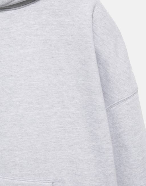 Pull&Bear Hoodie in Boxy Fit in hell meliert, 7 von 7
