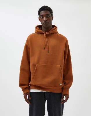 Pull and bear online orange hoodie