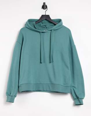 faded green hoodie