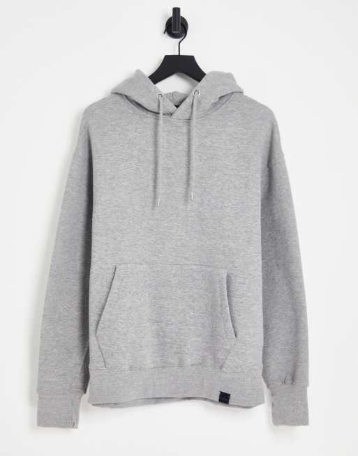 Pull Bear hoodie in grey ASOS