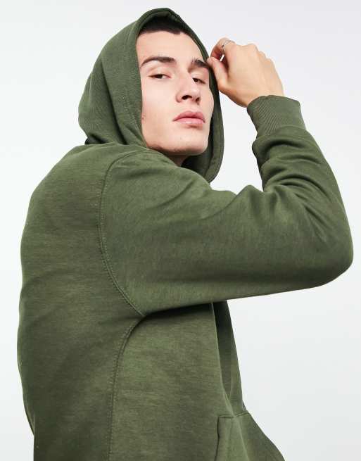 Pull Bear hoodie in khaki