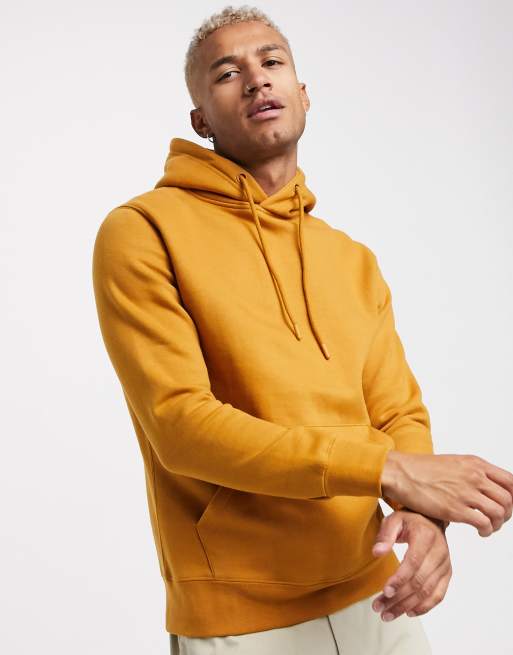 Pull&Bear Hoodie in mustard | ASOS