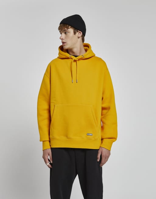 Pull and bear sales mustard hoodie