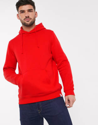 pull and bear hoodie red