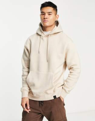 Pull & Bear hoodie in sand-Neutral