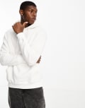 [Pull & Bear] Pull & Bear hoodie in white XS WHITE